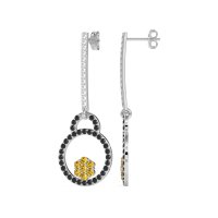 Fashion Circle Cluster Earrings