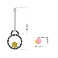 Fashion Circle Cluster Earrings