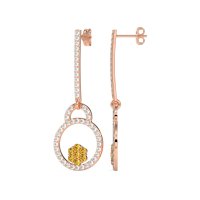 Fashion Circle Cluster Earrings