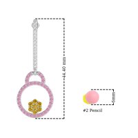 Fashion Circle Cluster Earrings
