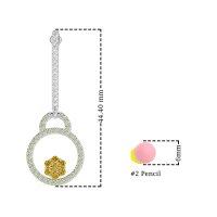 Fashion Circle Cluster Earrings