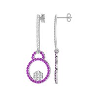 Fashion Circle Cluster Earrings