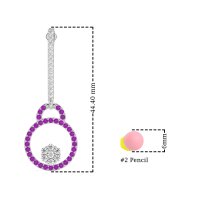 Fashion Circle Cluster Earrings