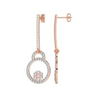 Fashion Circle Cluster Earrings