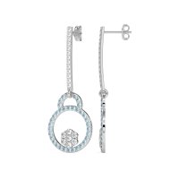 Fashion Circle Cluster Earrings