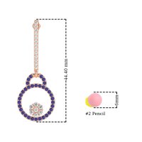 Fashion Circle Cluster Earrings