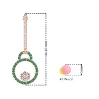 Fashion Circle Cluster Earrings