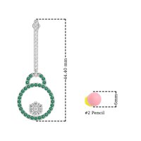 Fashion Circle Cluster Earrings