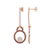 Fashion Circle Cluster Earrings