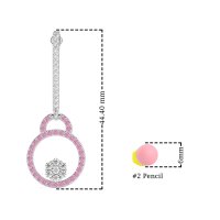 Fashion Circle Cluster Earrings