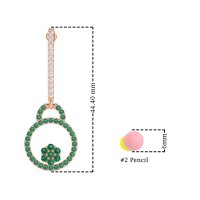 Fashion Circle Cluster Earrings