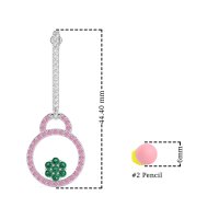 Fashion Circle Cluster Earrings