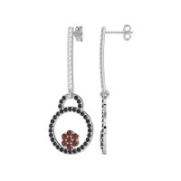 Fashion Circle Cluster Earrings