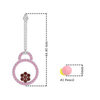 Fashion Circle Cluster Earrings