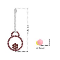 Fashion Circle Cluster Earrings