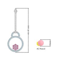 Fashion Circle Cluster Earrings