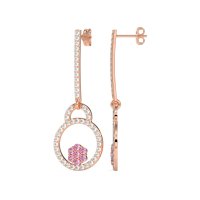 Fashion Circle Cluster Earrings