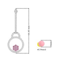 Fashion Circle Cluster Earrings