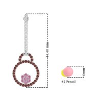 Fashion Circle Cluster Earrings