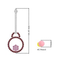 Fashion Circle Cluster Earrings