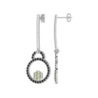 Fashion Circle Cluster Earrings