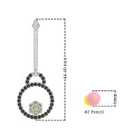Fashion Circle Cluster Earrings
