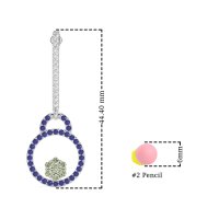 Fashion Circle Cluster Earrings