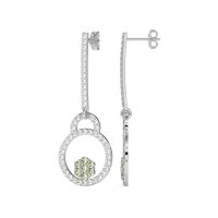 Fashion Circle Cluster Earrings