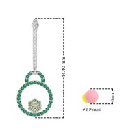 Fashion Circle Cluster Earrings