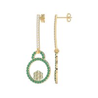 Fashion Circle Cluster Earrings