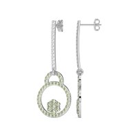 Fashion Circle Cluster Earrings