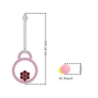 Fashion Circle Cluster Earrings