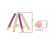 Multi-Row Huggie Earrings