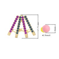 Multi-Row Huggie Earrings