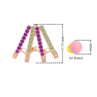 Multi-Row Huggie Earrings