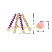 Multi-Row Huggie Earrings