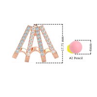 Multi-Row Huggie Earrings