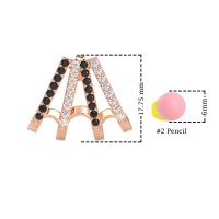 Multi-Row Huggie Earrings