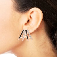 Multi-Row Huggie Earrings