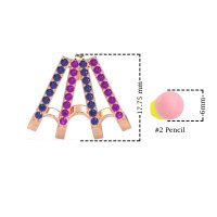 Multi-Row Huggie Earrings