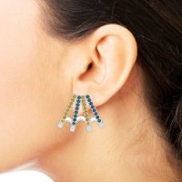 Multi-Row Huggie Earrings