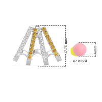 Multi-Row Huggie Earrings