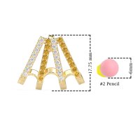 Multi-Row Huggie Earrings