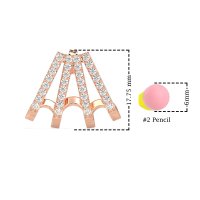 Multi-Row Huggie Earrings