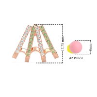 Multi-Row Huggie Earrings