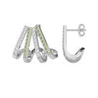 Multi-Row Huggie Earrings
