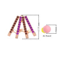 Multi-Row Huggie Earrings