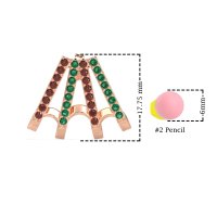 Multi-Row Huggie Earrings