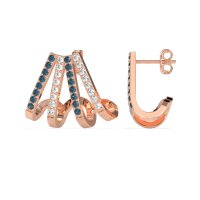Multi-Row Huggie Earrings