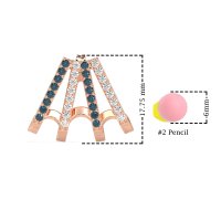 Multi-Row Huggie Earrings